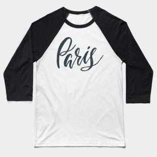 I Love Paris Baseball T-Shirt